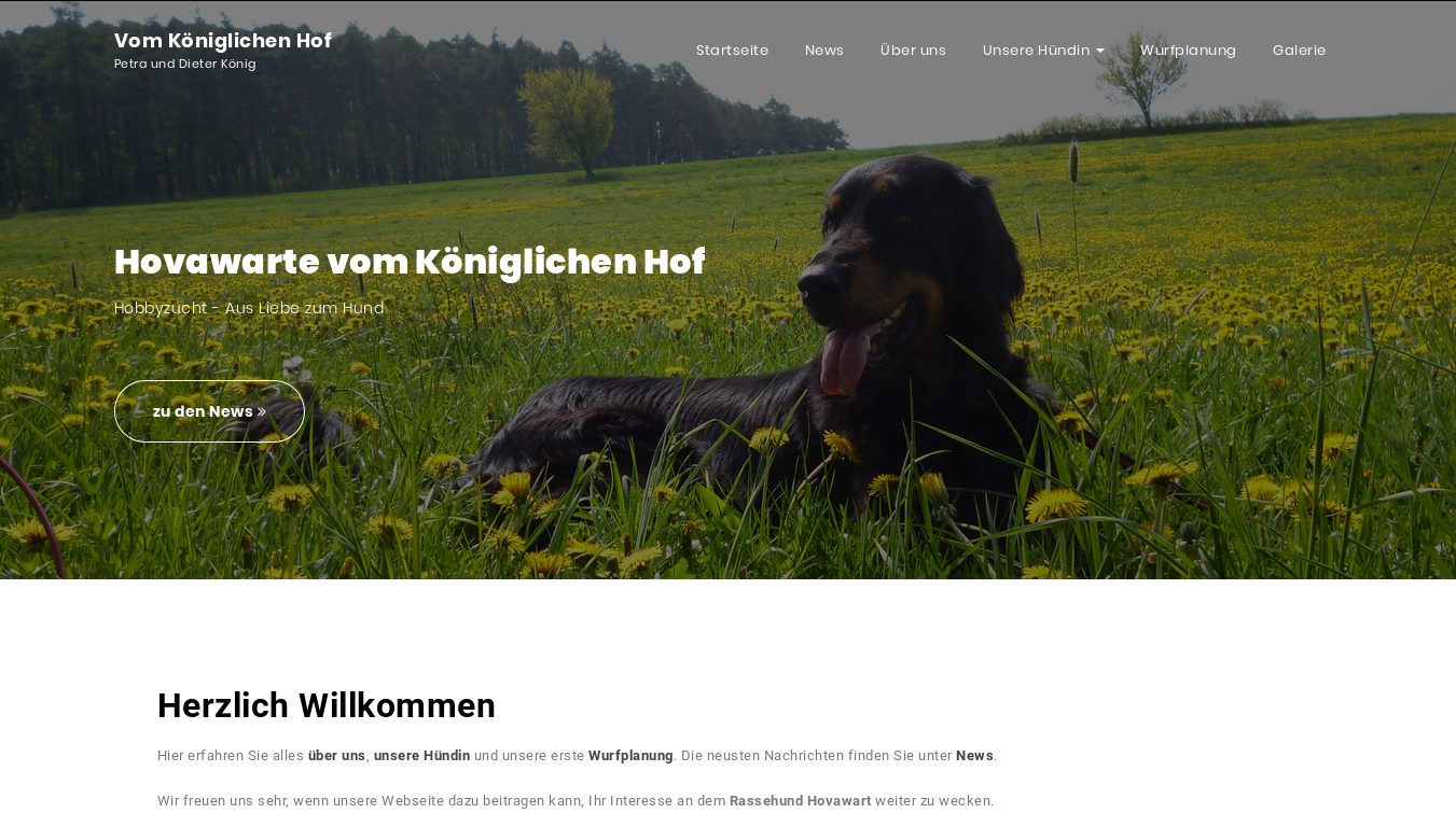 website startseite www.vom-koeniglichen-hof.de